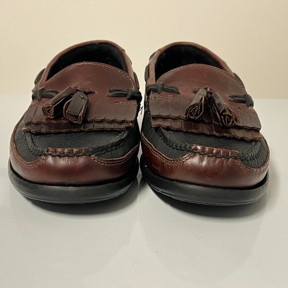 Sperry Top Sider Men\'s Size 10.5M Shoes Blk Brown Leather Comfort Kiltie Loafer main image 9